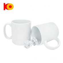 Manufacturer Wholesale High Grade Full White Ceramic 11oz Sublimation coated Coffee Mug